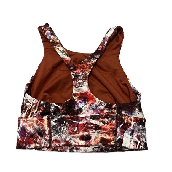 Lululemon Wunder Train Long-Line  Bra in Urbantricity Multi - size 6 - Picture 3 of 7